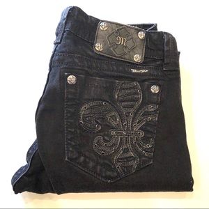 Miss Me Black Skinny Jeans Size 30 NWOT